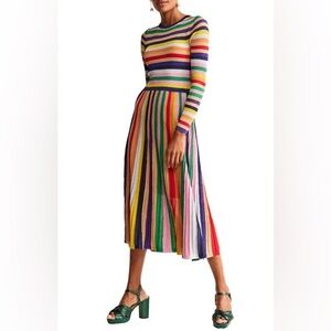 Boden Metallic Rainbow Dress - Size 12